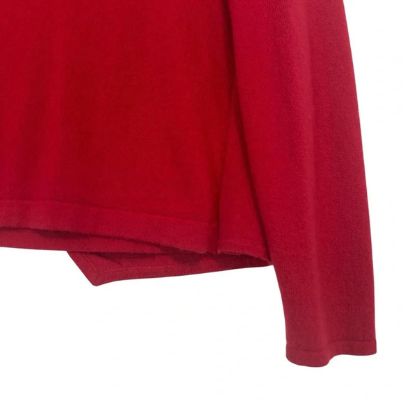 JONES NEW YORK 100% Cashmere Two in One Open Shawl Collar Sweater M - Picture 10 of 14